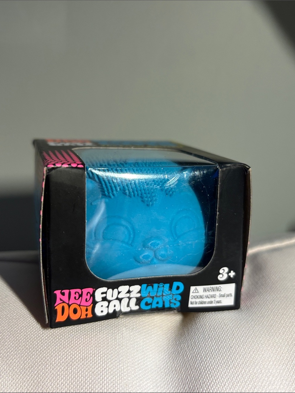 Needoh fuzz ball wild cats squishy toy